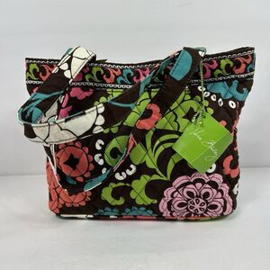 Vera Bradley Lola Petite Tote Retired Handbag Travel Bold Floral Roomy 12693-145